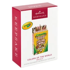 Hallmark Crayola® Colors Of The World Ornament -Hallmark Decoration Store Colors of the World Crayons Box Keepsake Ornament 1899QXI7347 04