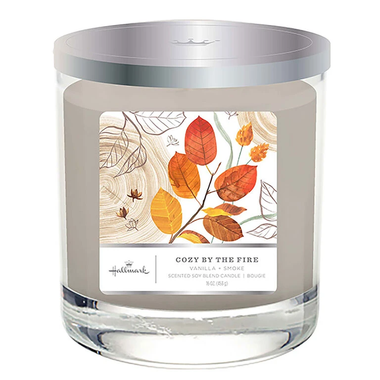 Hallmark Cozy By The Fire 3-Wick Jar Candle, 16 Oz. 3 Hallmark Cozy By The Fire 3-Wick Jar Candle, 16 Oz.