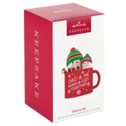 Hallmark Dad & Me Hot Cocoa Mug 2023 Ornament 11 Hallmark Dad & Me Hot Cocoa Mug 2023 Ornament -Hallmark Decoration Store Dad Me Snowmen in Mug Keepsake Ornament 1599QGO2579 04