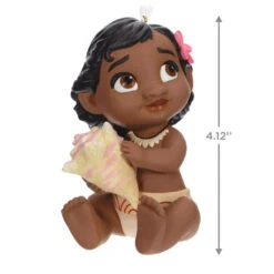 Hallmark Disney Moana The Ocean Chose Me Porcelain Ornament -Hallmark Decoration Store Disney Baby Moana Keepsake Ornament 2499QXD6627 03