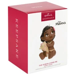 Hallmark Disney Moana The Ocean Chose Me Porcelain Ornament -Hallmark Decoration Store Disney Baby Moana Keepsake Ornament 2499QXD6627 04