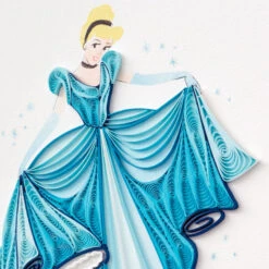 Hallmark Disney Princess Cinderella You Sparkle Quilled Paper Handmade Card -Hallmark Decoration Store Disney Cinderella Quilled Paper Handmade Card for Her 1299LAD2856 04