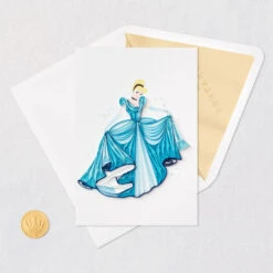 Hallmark Disney Princess Cinderella You Sparkle Quilled Paper Handmade Card -Hallmark Decoration Store Disney Cinderella Quilled Paper Handmade Card for Her 1299LAD2856 05