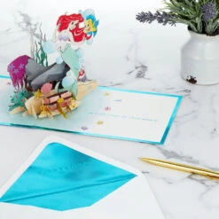 Hallmark Disney The Little Mermaid Wishing You Happiness 3D Pop-Up Card 19 Hallmark Disney The Little Mermaid Wishing You Happiness 3D Pop-Up Card -Hallmark Decoration Store Disney The Little Mermaid Ariel 3D PopUp Card for Her 1499LAD2902 08