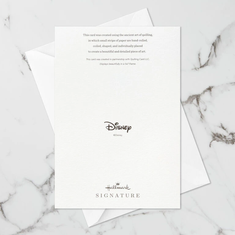 Hallmark Disney The Little Mermaid Ariel Happy Wish Quilled Paper Handmade Card 9 Hallmark Disney The Little Mermaid Ariel Happy Wish Quilled Paper Handmade Card - Image 7