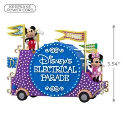 Hallmark Disney Mickey Mouse Disney's Electrical Parade Musical Ornament With Light -Hallmark Decoration Store Disneys Electrical Parade Float Keepsake Ornament 2999QXD6729 03