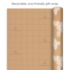 Hallmark Elegant Evergreens 2-Pack Holiday Wrapping Paper, 150 Sq. Ft. -Hallmark Decoration Store Elegant Evergreens Holiday Wrapping Paper 5JXW1203 07