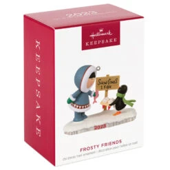 Hallmark Frosty Friends 2023 Ornament 11 Hallmark Frosty Friends 2023 Ornament -Hallmark Decoration Store Eskimo and Penguin Keepsake Ornament 1699QXR8029 04