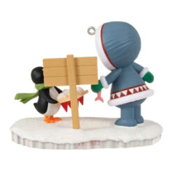 Hallmark Frosty Friends 2023 Ornament 13 Hallmark Frosty Friends 2023 Ornament -Hallmark Decoration Store Eskimo and Penguin Keepsake Ornament 1699QXR8029 06