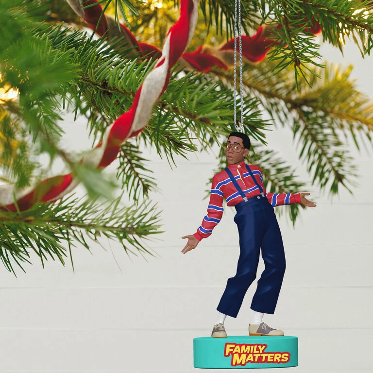 Hallmark Family Matters Steve Urkel Ornament With Sound 4 Hallmark Family Matters Steve Urkel Ornament With Sound - Image 2