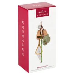 Hallmark Feelin' Fishy 2023 Ornament -Hallmark Decoration Store Fishing Gear Keepsake Ornament 1699QGO2899 04