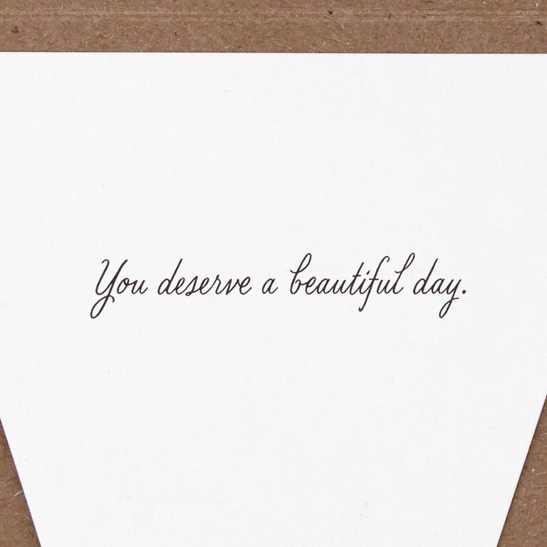 Hallmark Flower Bouquet Beautiful Day Birthday Card 4 Hallmark Flower Bouquet Beautiful Day Birthday Card - Image 2