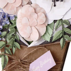 Hallmark Flower Bouquet Beautiful Day Birthday Card 13 Hallmark Flower Bouquet Beautiful Day Birthday Card -Hallmark Decoration Store Floral Bouquet Displayable Birthday Card 1299LAD9483 04