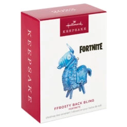 Hallmark Fortnite Ffrosty Back Bling Ornament -Hallmark Decoration Store Fortnite Ffrosty Llama Keepsake Ornament 1399QXI7187 04