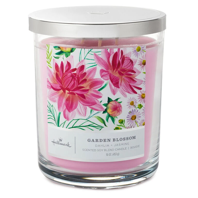 Hallmark Garden Blossom 3-Wick Jar Candle, 16 Oz. 3 Hallmark Garden Blossom 3-Wick Jar Candle, 16 Oz.