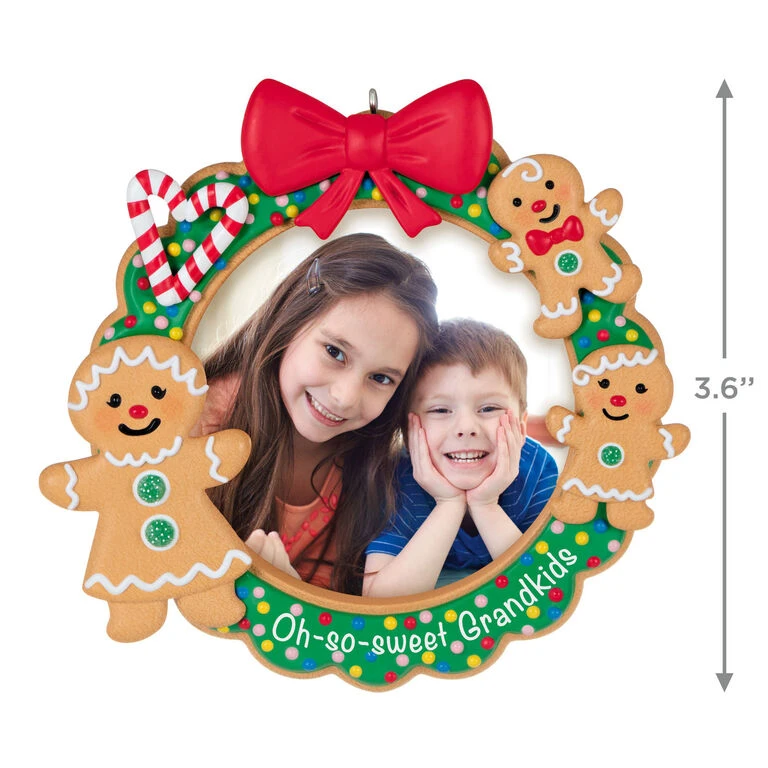 Hallmark Oh-So-Sweet Grandkids Photo Frame Ornament 5 Hallmark Oh-So-Sweet Grandkids Photo Frame Ornament - Image 3