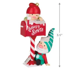 Hallmark Gnome For Christmas Ornament -Hallmark Decoration Store Gnomes Mailing Letter to Santa Keepsake Ornament 1999QXR8109 03