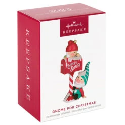 Hallmark Gnome For Christmas Ornament -Hallmark Decoration Store Gnomes Mailing Letter to Santa Keepsake Ornament 1999QXR8109 04