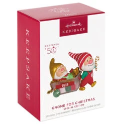 Hallmark Gnome For Christmas Special Edition 2023 Ornament 11 Hallmark Gnome For Christmas Special Edition 2023 Ornament -Hallmark Decoration Store Gnomes With Christmas Decorations Keepsake Ornament 2199QGO2817 04