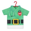 Hallmark The Gift Of Caring 2023 Fabric Ornament 1 Hallmark The Gift Of Caring 2023 Fabric Ornament -Hallmark Decoration Store Green Scrubs Shirt Keepsake Ornament 1399QGO2897 01