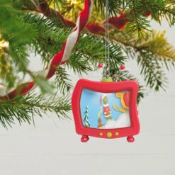 Hallmark Dr. Seuss's How The Grinch Stole Christmas!™ How Could It Be So? Ornament With Light And Sound -Hallmark Decoration Store Grinch Stole Christmas TV Keepsake Ornament 1999QXI7387 02