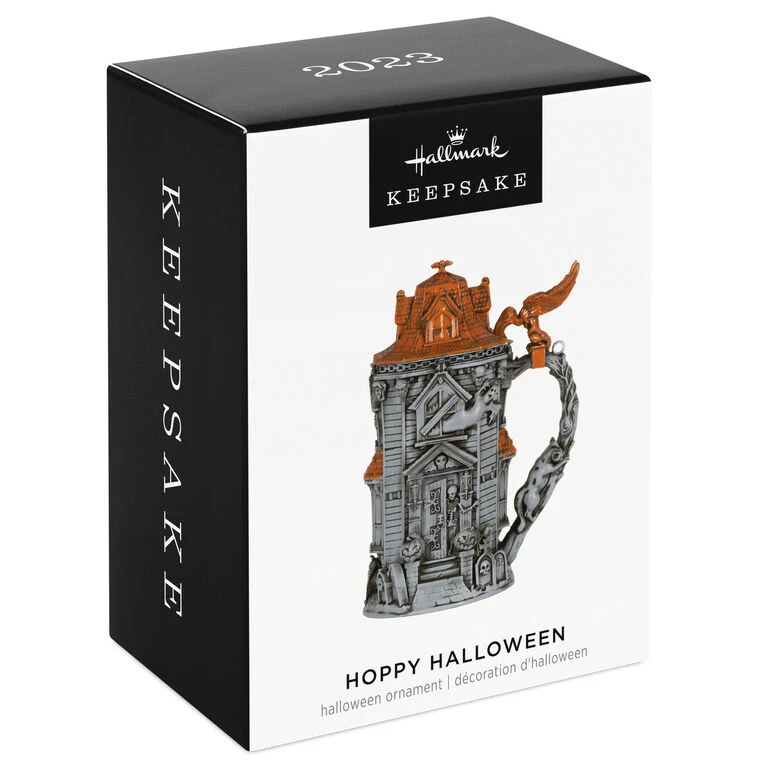 Hallmark Hoppy Halloween Beer Stein 2023 Ornament 6 Hallmark Hoppy Halloween Beer Stein 2023 Ornament - Image 4