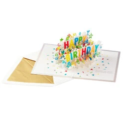 Hallmark Happy Birthday Cake 3D Pop-Up Birthday Card -Hallmark Decoration Store Happy Birthday Cake 3D PopUp Birthday Card 1299LAD8650 02