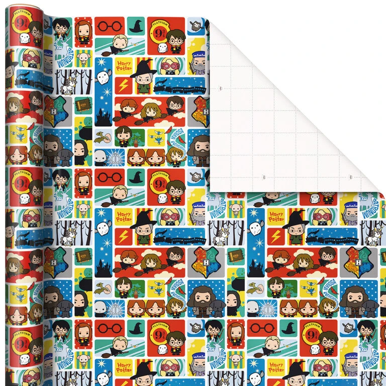 Hallmark Harry Potter™ 3-Pack Assorted Wrapping Paper, 60 Sq. Ft. Total 8 Hallmark Harry Potter™ 3-Pack Assorted Wrapping Paper, 60 Sq. Ft. Total - Image 6
