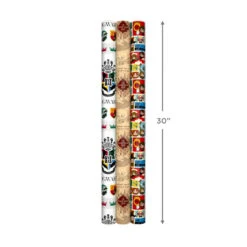 Hallmark Harry Potter™ 3-Pack Assorted Wrapping Paper, 60 Sq. Ft. Total 17 Hallmark Harry Potter™ 3-Pack Assorted Wrapping Paper, 60 Sq. Ft. Total -Hallmark Decoration Store Harry Potter Assorted Wrapping Paper Pack 5EWR2958 08