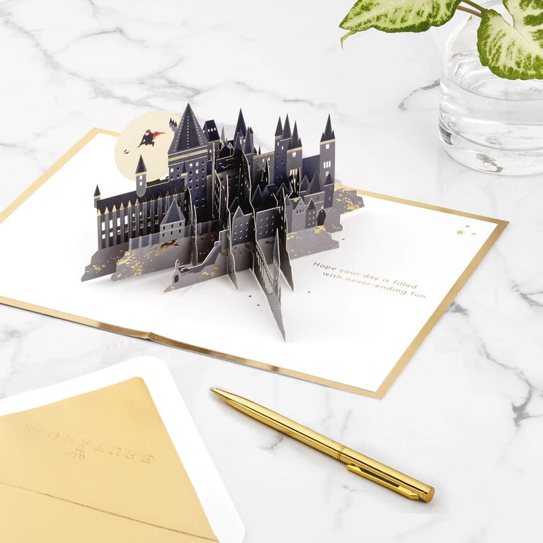 Hallmark Harry Potter™ Hogwarts™ Castle 3D Pop-Up Card 10 Hallmark Harry Potter™ Hogwarts™ Castle 3D Pop-Up Card - Image 8
