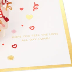 Hallmark Love You More 3D Pop-Up Love Card 12 Hallmark Love You More 3D Pop-Up Love Card -Hallmark Decoration Store Heart Pattern 3D PopUp Love Card 1299IAV5835 03