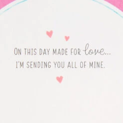 Hallmark All My Love Snow Globe Musical 3D Pop-Up Valentine's Day Card With Motion -Hallmark Decoration Store Hearts Snow Globe 3D PopUp Music Motion Valentines Day Card 1299VAY9986 03