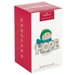Hallmark Season Of Hope Snowman Ornament With Light -Hallmark Decoration Store Hope Sparkly Snowman Keepsake Ornament 2999QGO2659 04