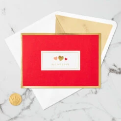 Hallmark All My Love Hearts 3D Pop-Up Love Card -Hallmark Decoration Store I Love You Hearts 3D PopUp Love Card 1299LAD2889 04