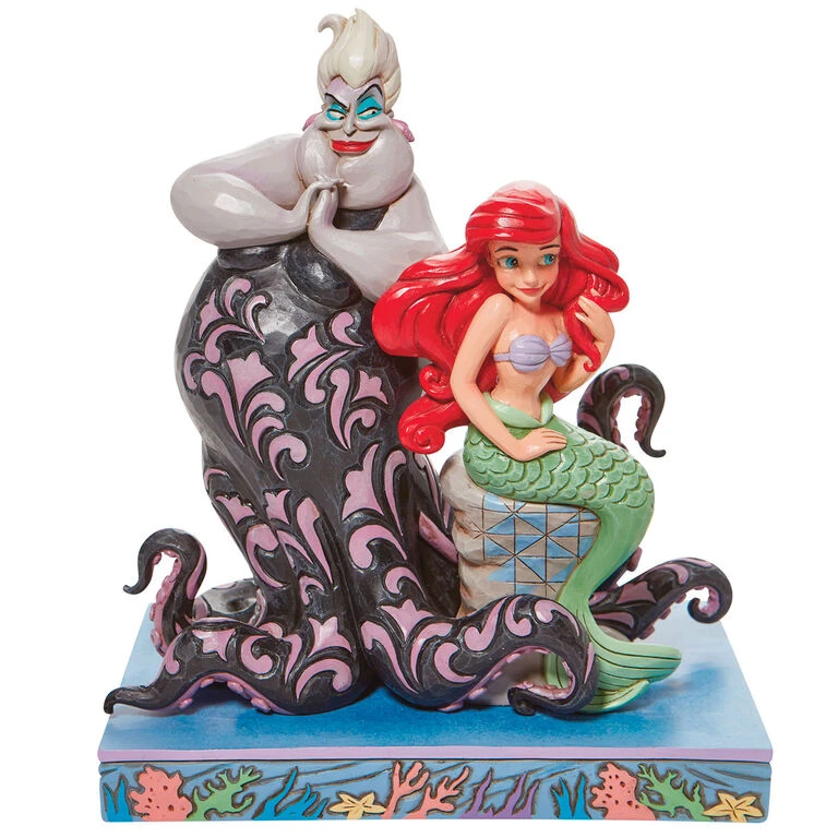 Enesco Jim Shore Disney Ariel And Ursula Figurine, 9.5" 3 Enesco Jim Shore Disney Ariel And Ursula Figurine, 9.5"