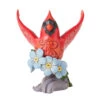 Enesco Jim Shore Caring Cardinal Forget-Me-Not Figurine, 4.8" -Hallmark Decoration Store Jim Shore Caring Cardinal ForgetMeNot Figurine 6009698 01