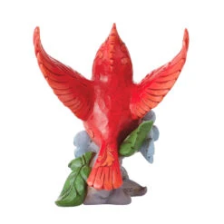 Enesco Jim Shore Caring Cardinal Forget-Me-Not Figurine, 4.8" 7 Enesco Jim Shore Caring Cardinal Forget-Me-Not Figurine, 4.8" -Hallmark Decoration Store Jim Shore Caring Cardinal ForgetMeNot Figurine 6009698 03