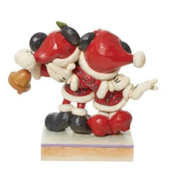 Enesco Jim Shore Disney Mickey And Minnie Santas Figurine, 6.69" -Hallmark Decoration Store Jim Shore Disney Mickey and Minnie in Santa Suits 6013058 02