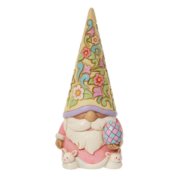 Enesco Jim Shore Gnome With Bunny Slippers Figurine, 6.1" 3 Enesco Jim Shore Gnome With Bunny Slippers Figurine, 6.1"