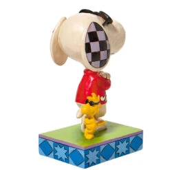 Enesco Jim Shore Peanuts Joe Cool & Woodstock Figurine, 5" -Hallmark Decoration Store Jim Shore Joe Cool Snoopy Woodstock Figurine 6010115 03