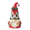 Enesco Jim Shore Highland Glen Milk And Cookies Gnome Figurine, 6.65"