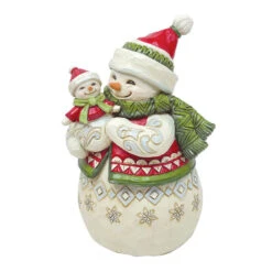 Enesco Jim Shore Pint-Sized Snow Mom And Snow Baby Figurine, 4.9" -Hallmark Decoration Store Jim Shore PintSized Snow Mom Snow Baby Figurine 6012964 03