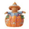 Enesco Jim Shore Scarecrow Inside A Pumpkin Figurine, 3.58" -Hallmark Decoration Store Jim Shore Scarecrow Inside a Pumpkin Figurine 6012759 01