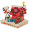 Enesco Jim Shore Peanuts Snoopy With Woodstock Decorating Dog House, 4.8" 1 Enesco Jim Shore Peanuts Snoopy With Woodstock Decorating Dog House, 4.8" -Hallmark Decoration Store Jim Shore Snoopy With Woodstock Decorating Dog House 6010322 01