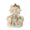 Enesco Jim Shore White Woodland Angel With Cloak Figurine, 9.5" -Hallmark Decoration Store Jim Shore White Woodland Angel With Cloak Figurine 6012678 01