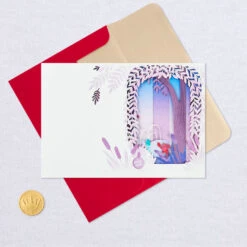 Hallmark Disney The Little Mermaid 3D Pop-Up Musical Valentine's Day Card With Light -Hallmark Decoration Store Kiss the Girl PopUp Music Light Valentines Day Card 1099VAY9992 05