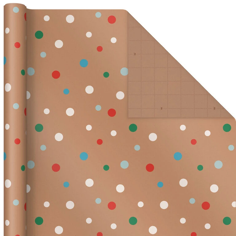 Hallmark Kraft Assorted 4-Pack Christmas Wrapping Paper, 88 Sq. Ft. 8 Hallmark Kraft Assorted 4-Pack Christmas Wrapping Paper, 88 Sq. Ft. - Image 6