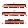 Hallmark Mini Lionel® Milwaukee Road EP-2 Passenger Ornaments, Set Of 3 1 Hallmark Mini Lionel® Milwaukee Road EP-2 Passenger Ornaments, Set Of 3 -Hallmark Decoration Store Lionel Trains Milwaukee Road Cars Keepsake Ornaments 2299QXM9287 01