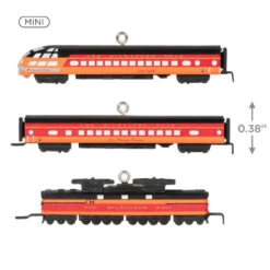 Hallmark Mini Lionel® Milwaukee Road EP-2 Passenger Ornaments, Set Of 3 -Hallmark Decoration Store Lionel Trains Milwaukee Road Cars Keepsake Ornaments 2299QXM9287 03