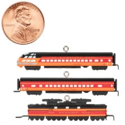 Hallmark Mini Lionel® Milwaukee Road EP-2 Passenger Ornaments, Set Of 3 -Hallmark Decoration Store Lionel Trains Milwaukee Road Cars Keepsake Ornaments 2299QXM9287 07